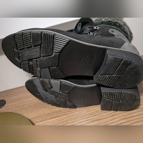 Blondo Leather Waterproof Insulated Winter Boots Black & Gray Women's Sz 12 - Picture 5 of 12